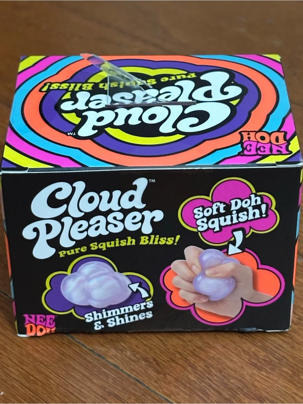 Viral Cloud Pleaser NeeDoh - Purple Sparkle Squish New Release